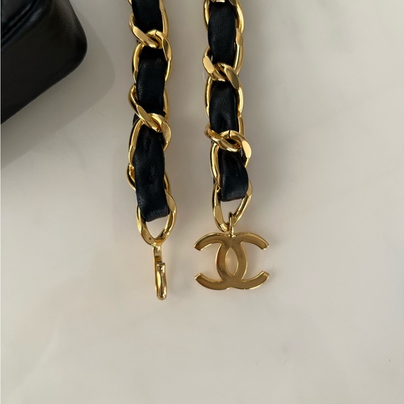 Chanel Mini Matelasse Coco Mark Chain Belt Waist Bag / Vintage 1990s - Picture 14 of 14